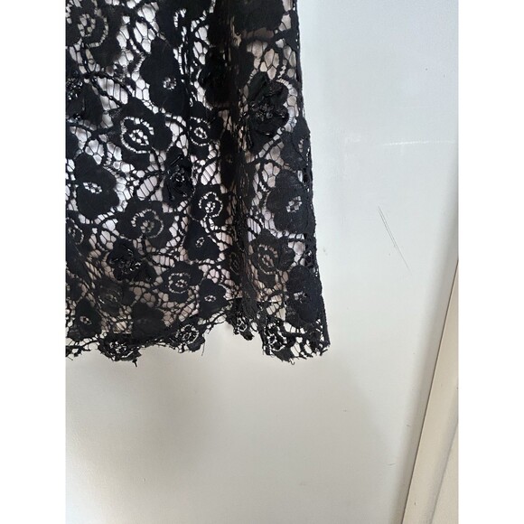 JS Boutique Womens Black Lace & Sequin Cocktail Dress Size 4 - Picture 3 of 16